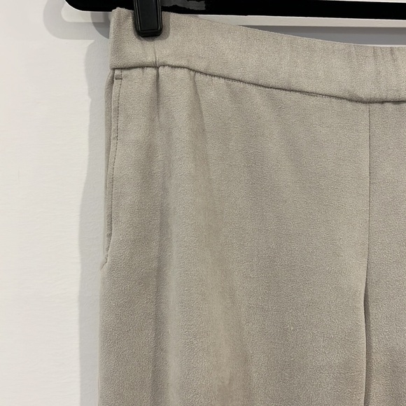 MARCCAIN Additions Sand Pull On Stretchy Faux Suede Leggings Pants size 10 - Picture 5 of 15
